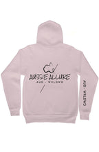 Load image into Gallery viewer, Unisex dusty Pink zip hoody- Double design-Sleeve and back logo