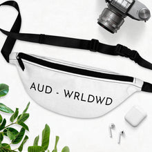 Load image into Gallery viewer, FANNY PACK - AUD - WRLDWD / WHITE