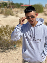 Load image into Gallery viewer, CLASSIC LOGO HOODIE. Unisex Hooded Sweatshirt /PINK/GREY/WHITE