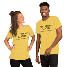 Load image into Gallery viewer, ANTI RACISCT CLIQUE UNISEX Short-Sleeve Unisex T-Shirt