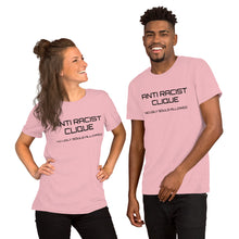 Load image into Gallery viewer, ANTI RACISCT CLIQUE UNISEX Short-Sleeve Unisex T-Shirt