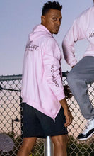 Load image into Gallery viewer, Unisex dusty Pink zip hoody- Double design-Sleeve and back logo