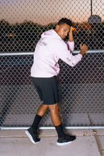 Load image into Gallery viewer, Unisex dusty Pink zip hoody- Double design-Sleeve and back logo