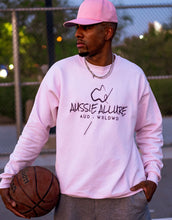 Load image into Gallery viewer, CLASSIC SWEATER, LOGO,  BABY PINK. Legend Premium Crewneck
